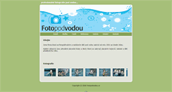 Desktop Screenshot of fotopodvodou.cz